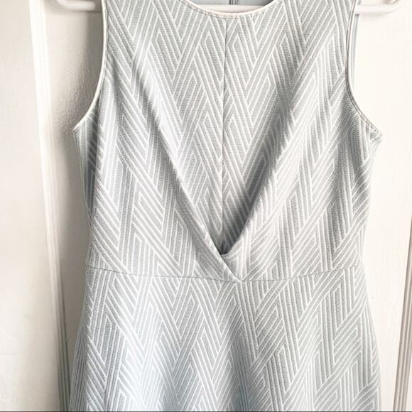 Banana Republic Dress Jacquard Geometric Print Sleeveless A-Line Size 6 - Picture 7 of 14
